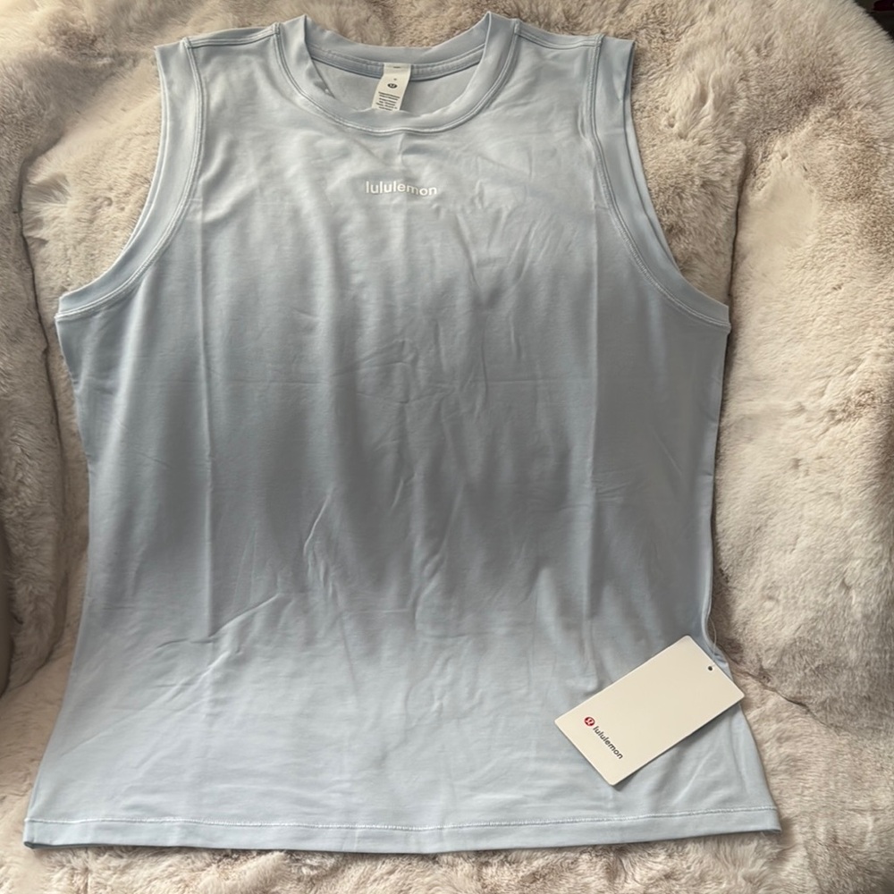 Lululemon Athletica Light Blue Muscle Tee